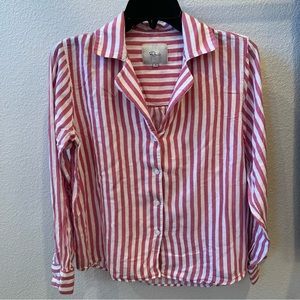 RAILS Collared Striped Button Down Shirt